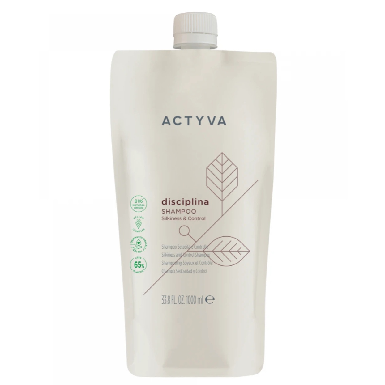 Sampon de disciplinare Kemon Actyva Disciplina (Concentratie: Sampon, Gramaj: 1000 ml Refill)