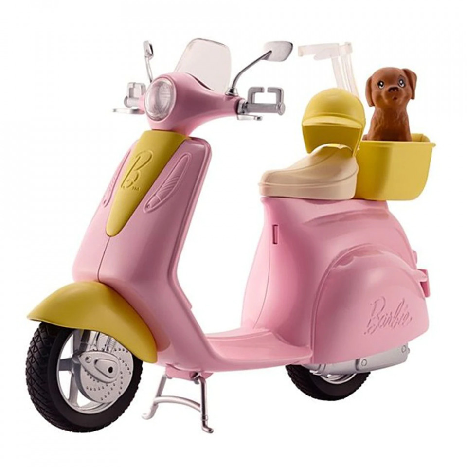 Scooter Barbie, cu animal de companie (TIP PRODUS: Jucarii)