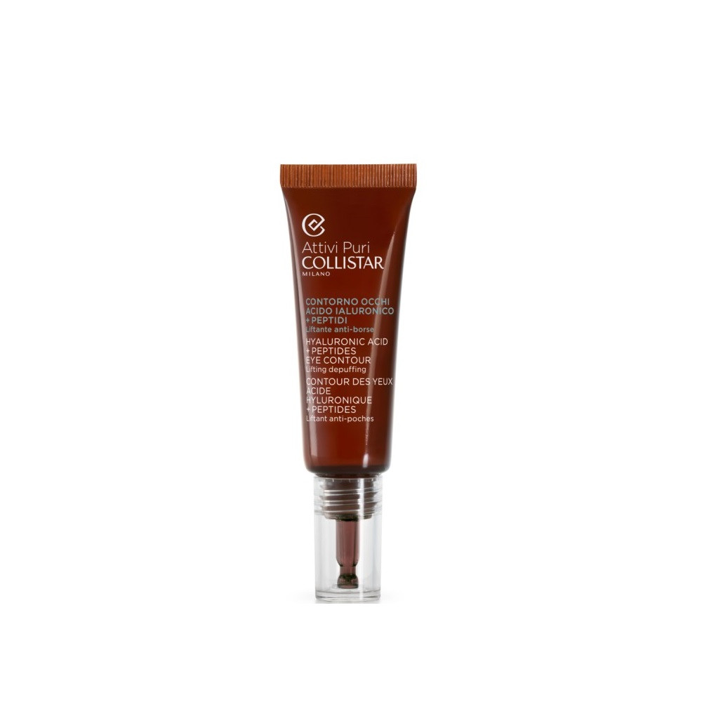 Serum pentru conturul ochilor cu acid hialuronic + peptide Collistar Attivi Puri, 15 ml