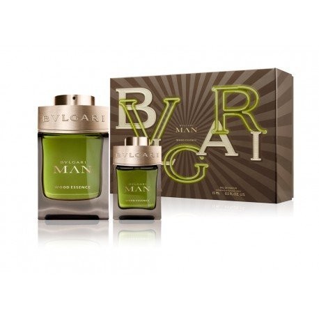 Set Cadou Bvlgari Man Wood Essence (Concentratie: Apa de Parfum, Gramaj: 100ml+15ml)