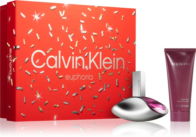 Set Cadou Calvin Klein Euphoria, Femei, Apa de Parfum. 100 ml + Lotiune de corp, 100 ml