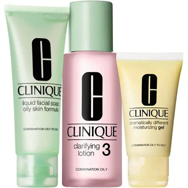 Set cadou Clinique 3 steps (Gramaj: 30 ml + 50 ml +100 ml)