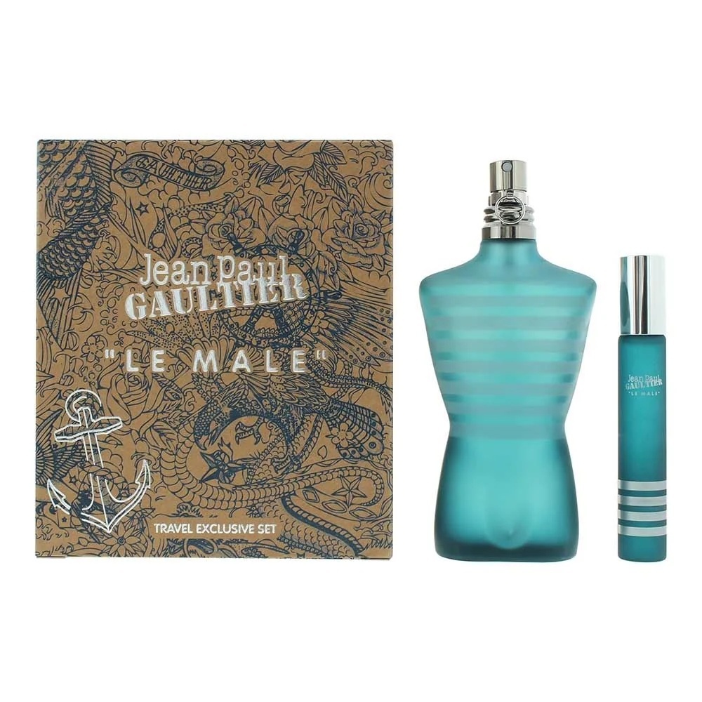 Set Cadou Jean Paul Gaultier Le Male, Apa de Toaleta, Barbati (Continut set: 125 ml Apa de Toaleta + 20 ml Apa de Toaleta)