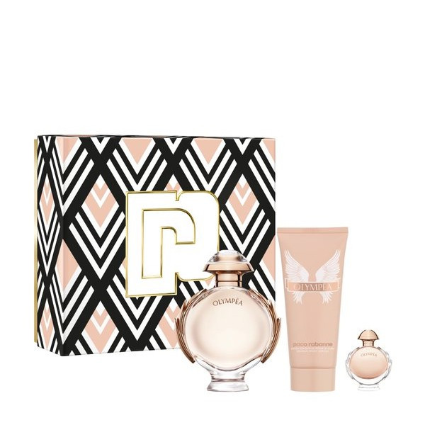 Set Cadou, Paco Rabanne Olympea, Apa de Parfum (Continut set: 50 ml Apa de parfum + 75 ml Lotiune de corp)