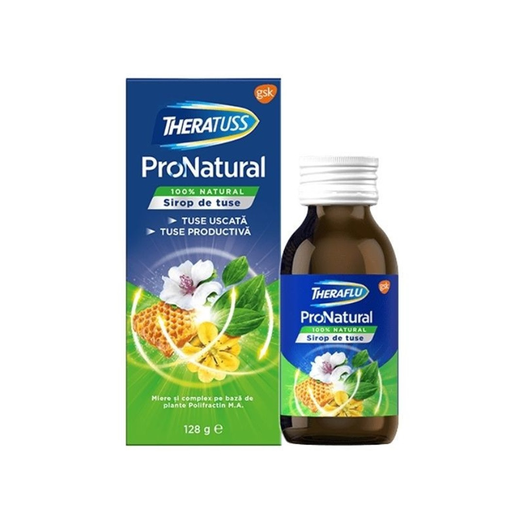 Sirop de tuse Theratuss ProNatural, Gsk, 128 g