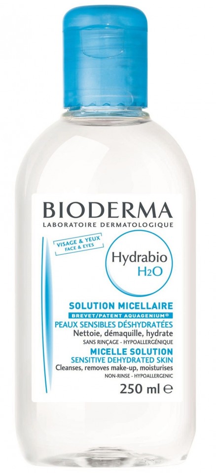 Solutie micelara hidratanta Hydrabio H2O Bioderma (Gramaj: 250 ml, Concentratie: Solutie micelara)