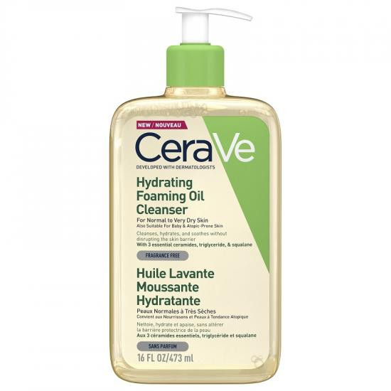 Ulei de curatare spumant si hidratant, CeraVe (Gramaj: 473 ml, Concentratie: Ulei de curatare)