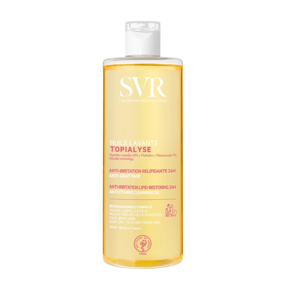 Ulei micelar de dus pentru fata si corp Topialyse, Svr (Gramaj: 400 ml)