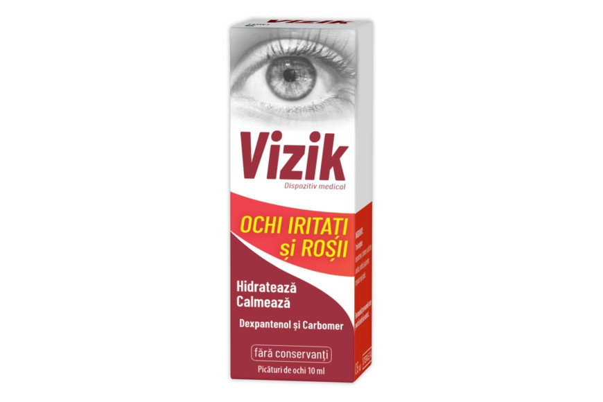 VIZIK picaturi pentru ochi iritati si rosii, 10 ml