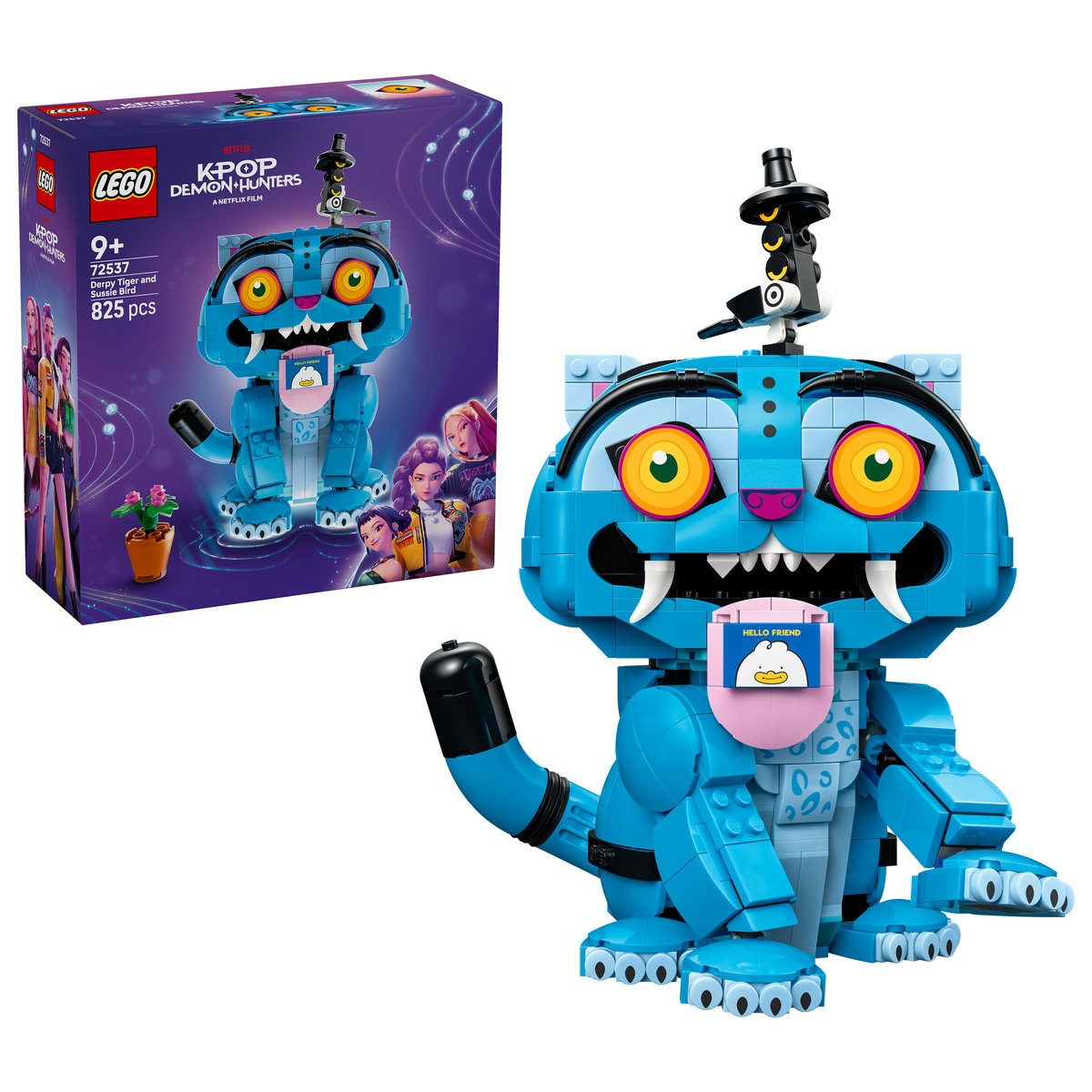 LEGO KPop Demon Hunters – Tigrul Derpy și coțofana Sussie (72537)