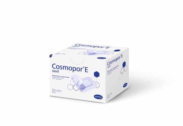 cosmopor e Cosmopor E LF 10 x 8cm - Plasture steril pentru fixare cu corp absorbant 6,5 x 3,8 cm - 25 buc/cutie