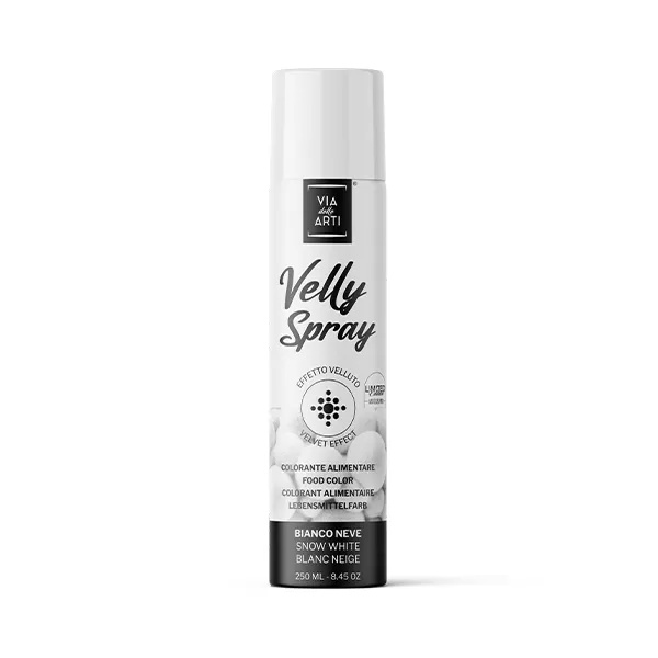 tomvalk.ro Colorant Spray - Alb (Snow White) - Catifea/Velvet – 250 ml – Via delle Arti