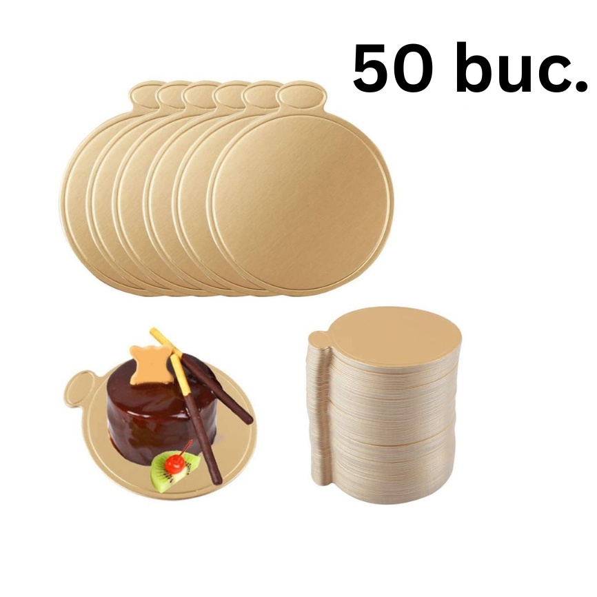 separator grasimi Monoportii auriu - rotunde - 8 CM - pachet 50 buc.