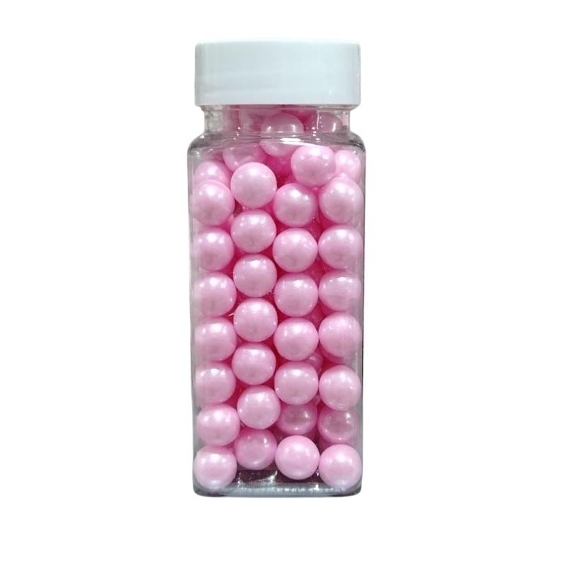 tomvalk.ro Perle 10 mm - Roz deschis - 100gr