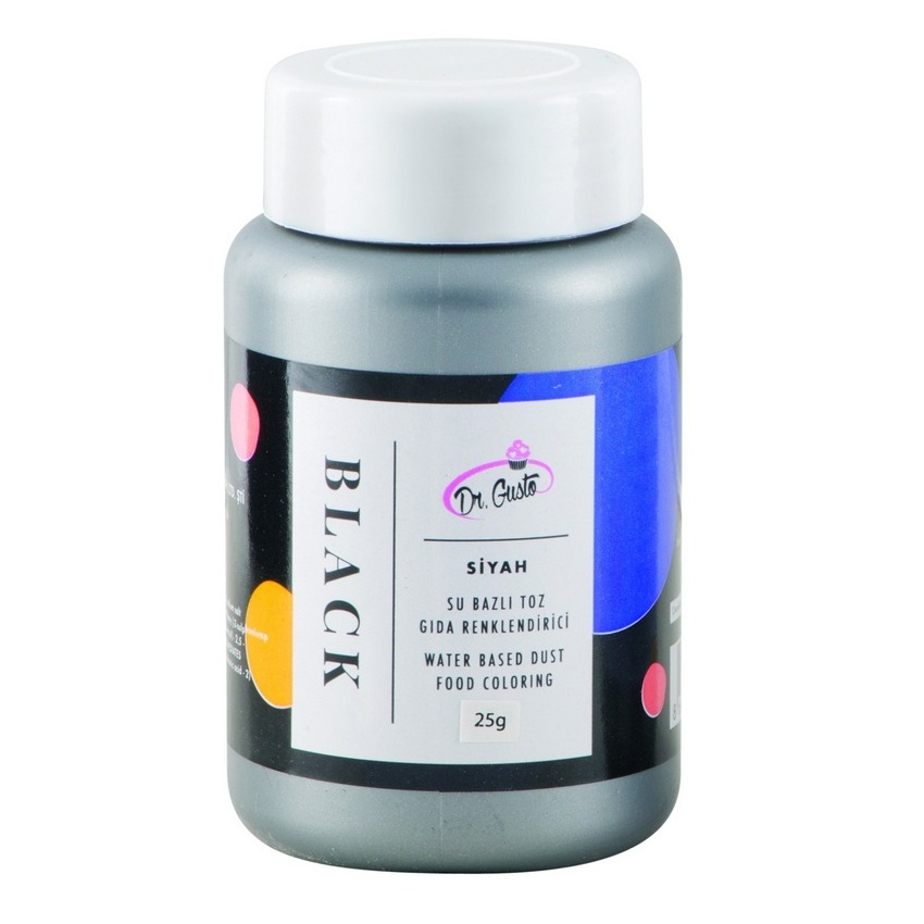 tomvalk.ro Colorant pudra hidrosolubil - Dr. Gusto - 25 g - NEGRU