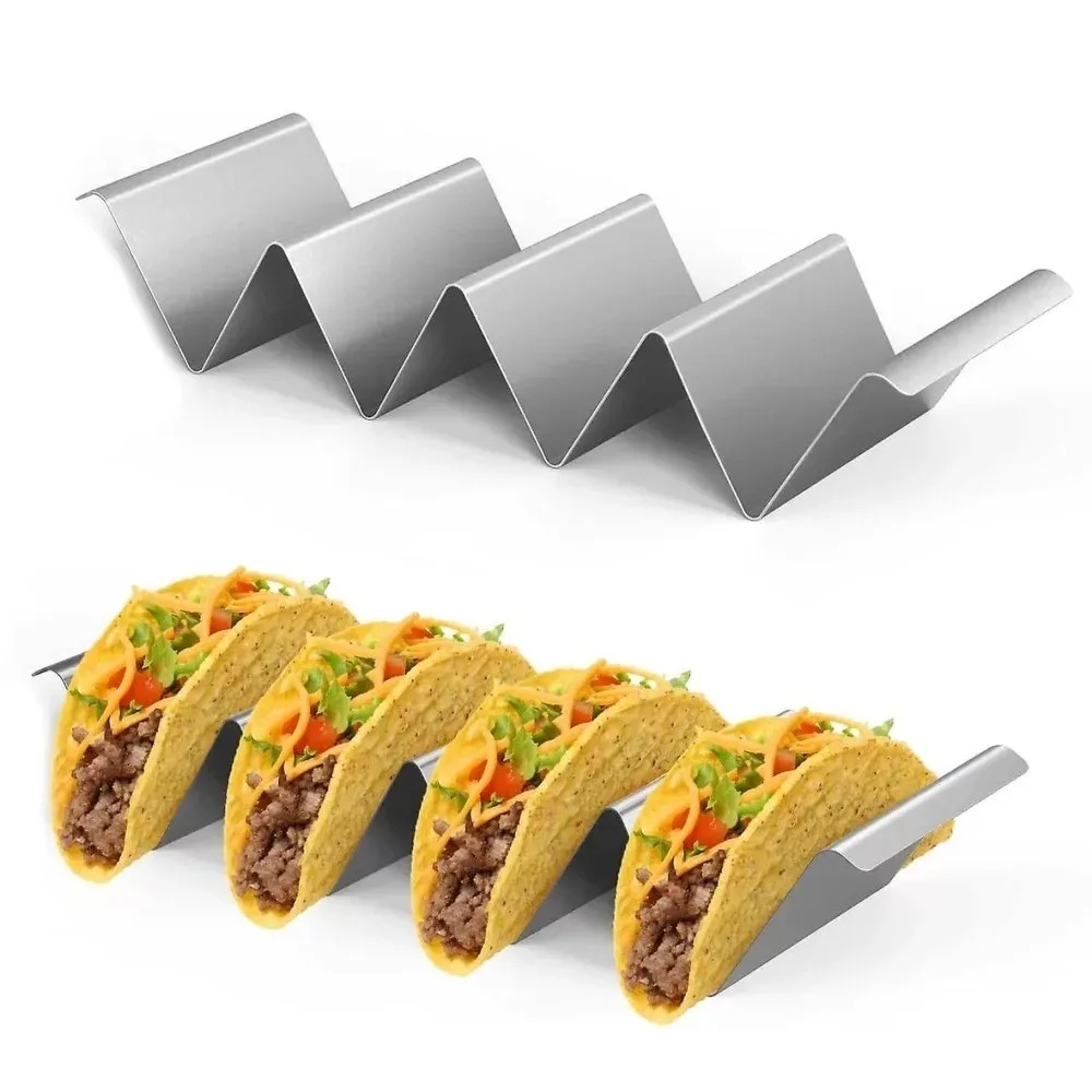 tomvalk.ro Suport taco din inox cu 4 compartimente – practic și ușor de folosit