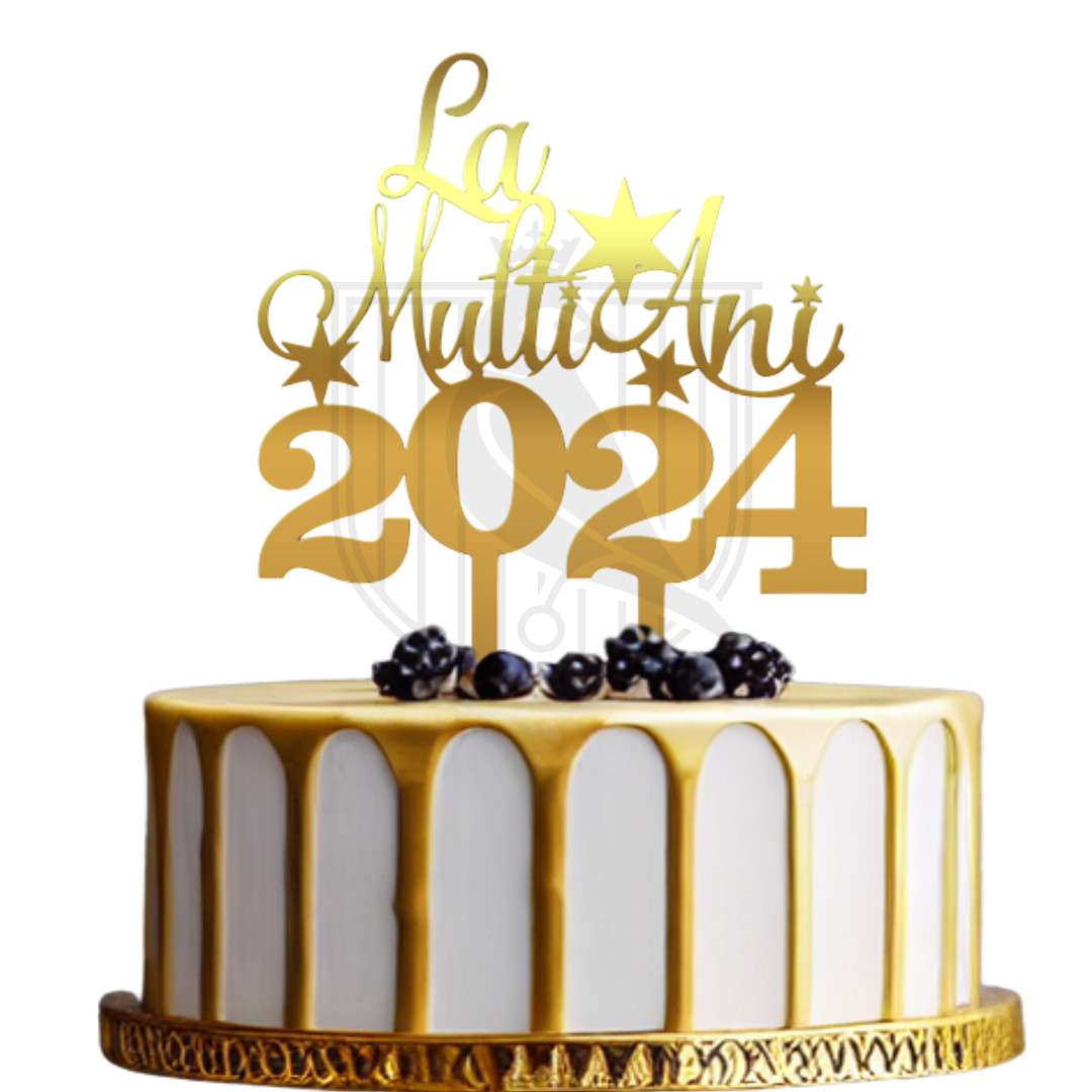 imagini cu la multi ani pentru barbati Topper pentru tort "La multi ani 2024" Cp