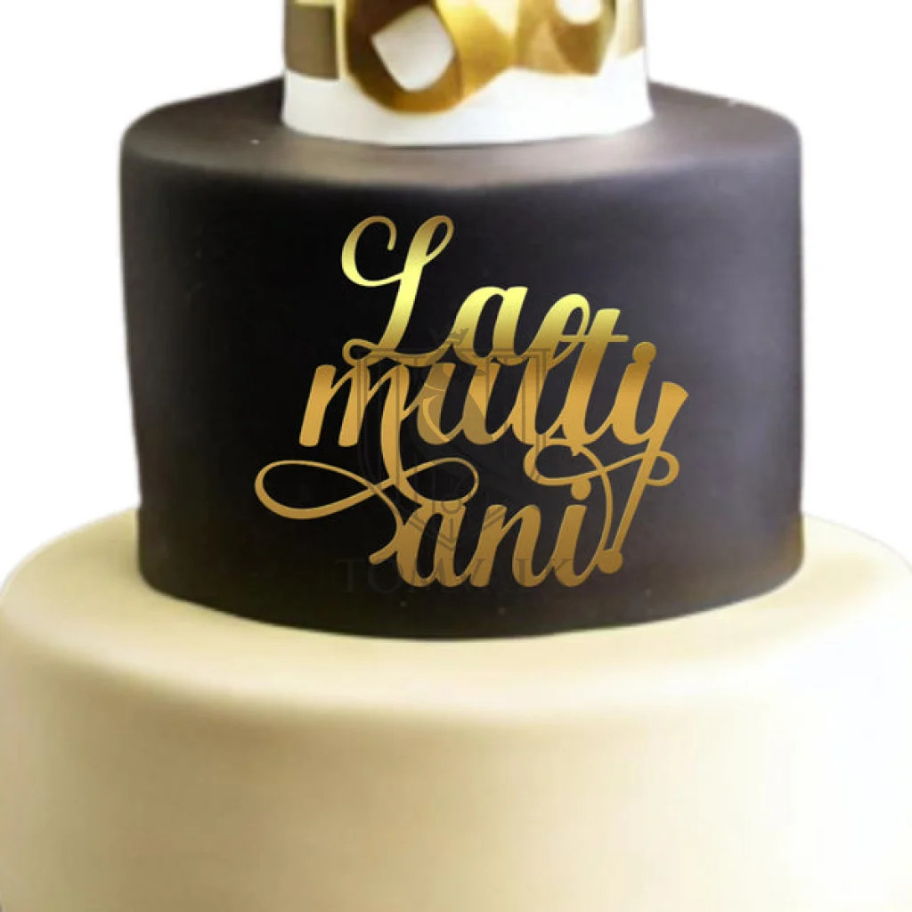 poze la multi ani zi de naștere Cake Topper "La Multi Ani" FPMh