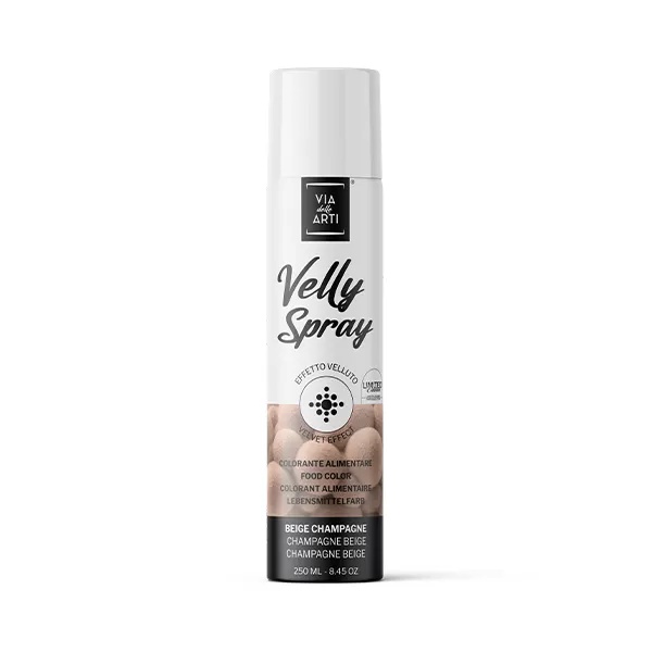 tomvalk.ro Colorant Spray - Beige Champagne - Catifea/Velvet – 250 ml – Via delle Arti