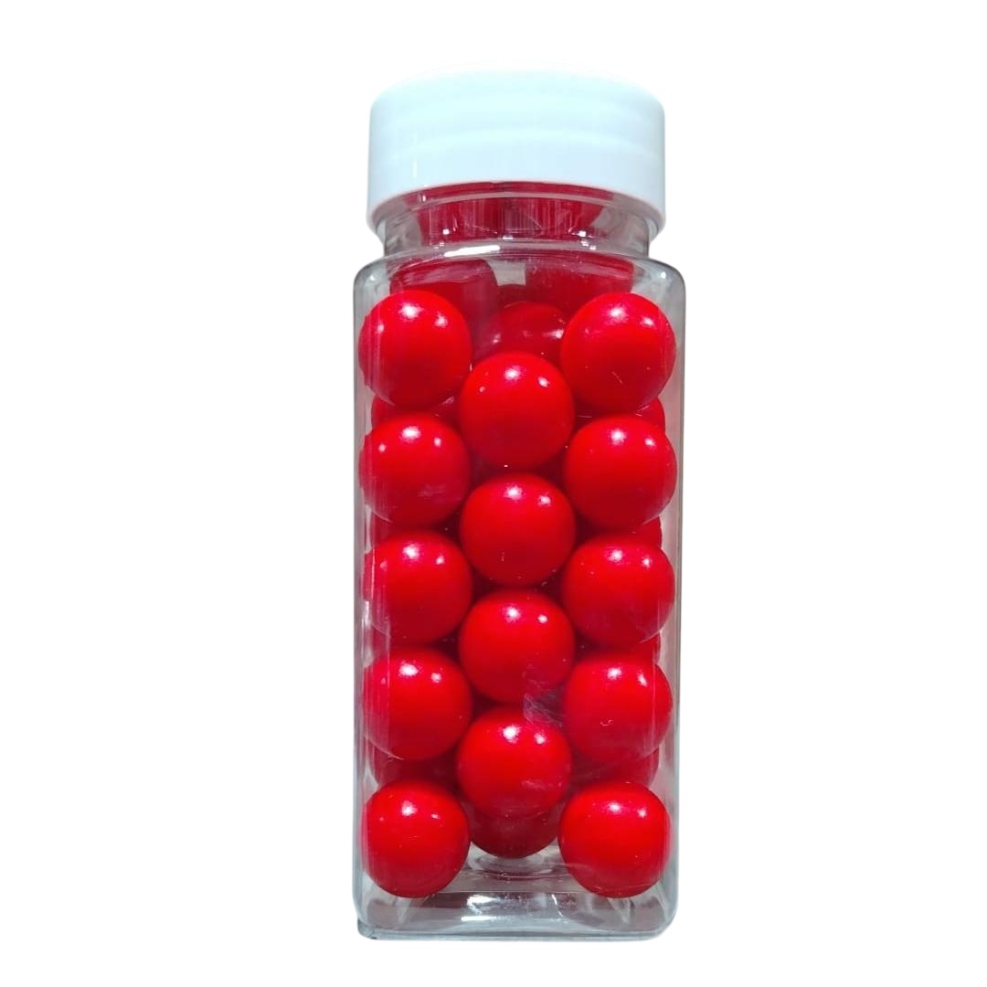 tomvalk.ro Perle 12 mm - Rosu - 100gr