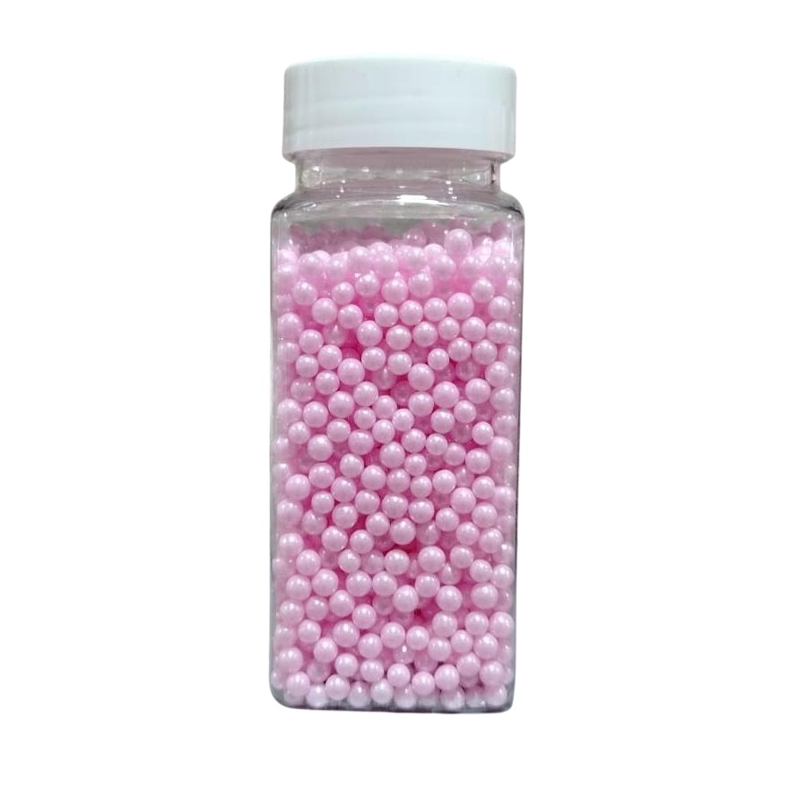 tomvalk.ro Perle 4 mm - Roz deschis - 100gr
