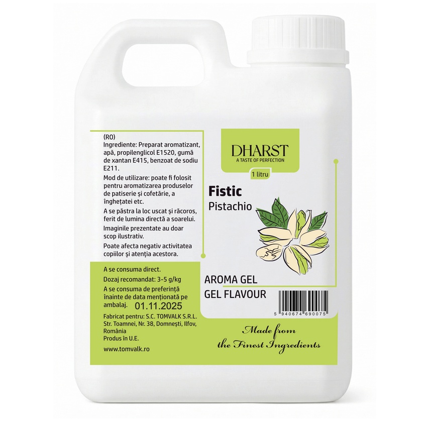 tomvalk.ro Aroma gel termostabila - FISTIC - Dharst - 1 L