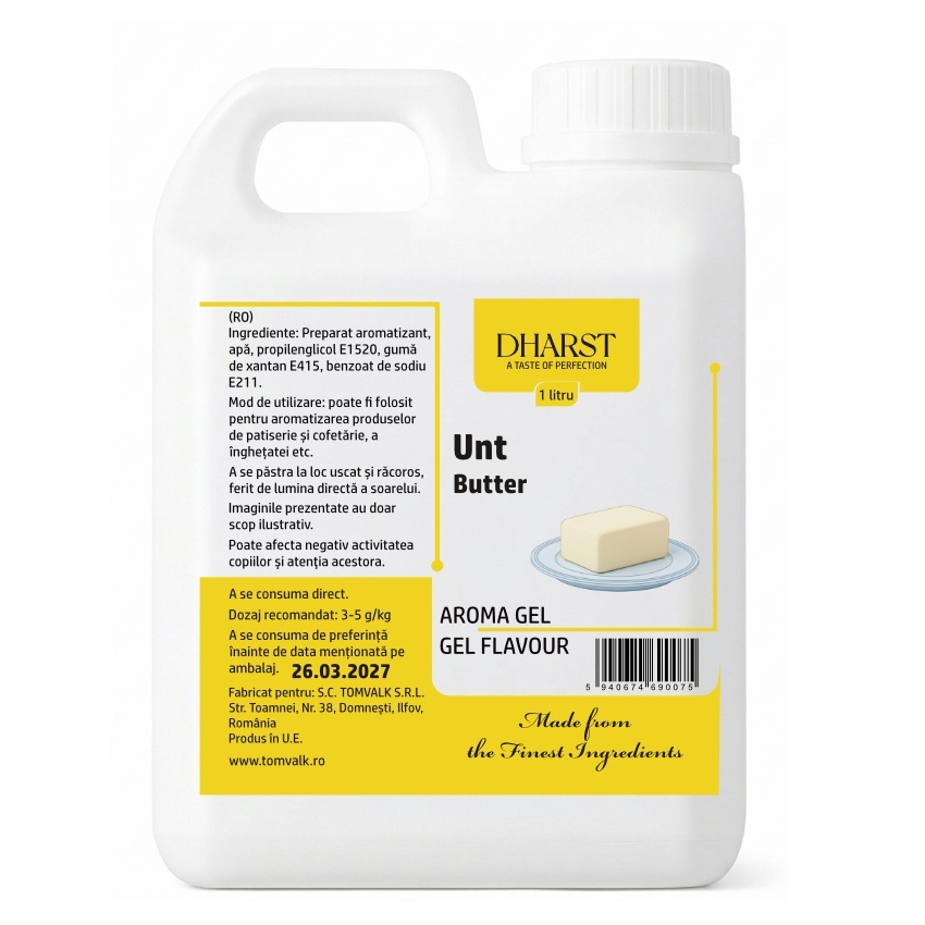 tomvalk.ro Aroma gel termostabila - UNT - Dharst - 1 L
