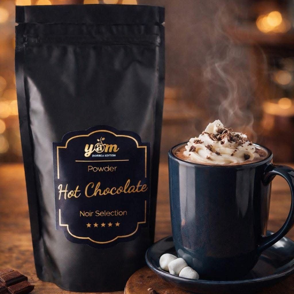 ce culoare are cutia neagră a avioanelor Ciocolată Caldă Neagră – Pudră Intensă 500g - Yam