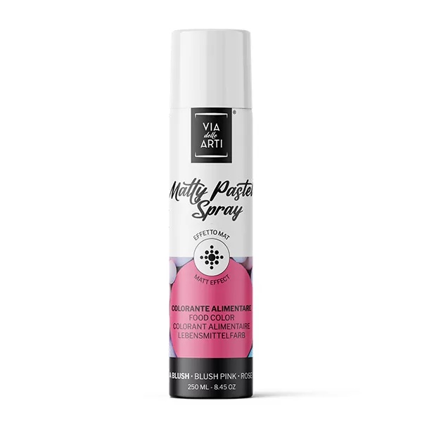 tomvalk.ro Colorant alimentar spray mat – Roz intens – 250 ml – Via delle Arti