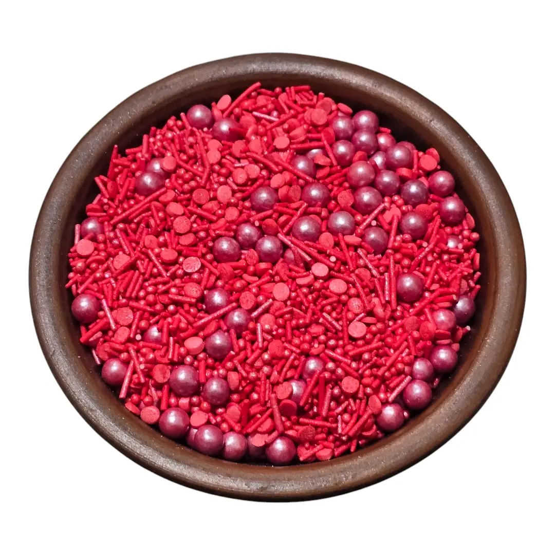 tomvalk.ro Mix sprinkles "Cocktail rosu" -1 KG