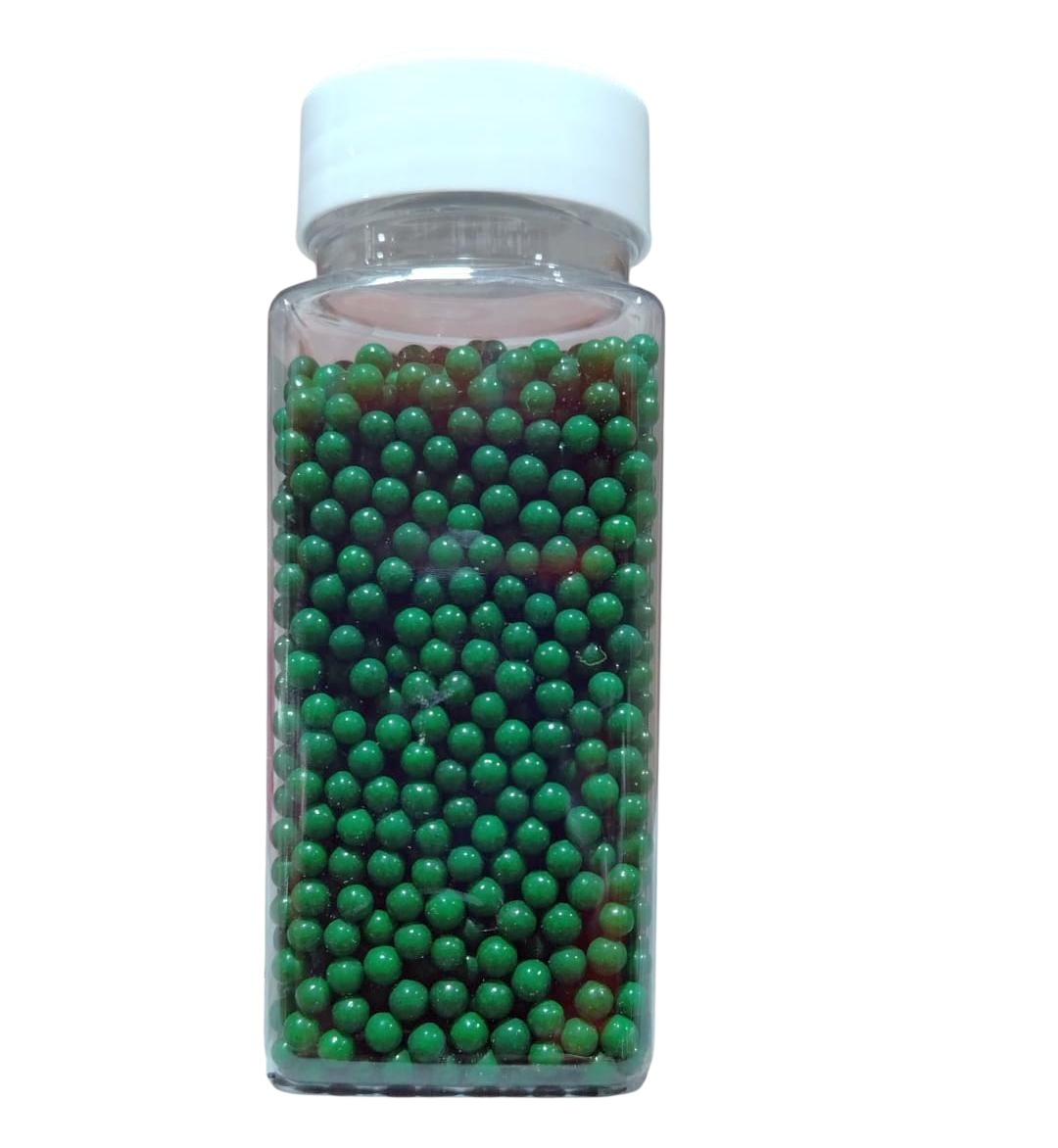 tomvalk.ro Perle 4 mm - Verde - 100g