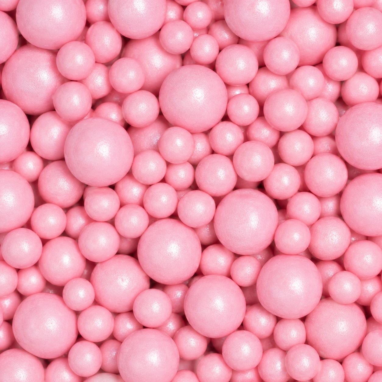 tomvalk.ro Perle din zahăr Roz - Dobryk - 3 dimensiuni– 1 kg