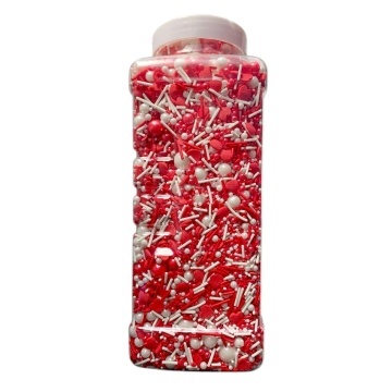 tomvalk.ro Sprinkles mix Romantic - Alb/Roz - 1 kg