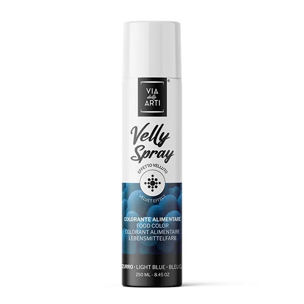 tomvalk.ro Colorant Spray -Albastru deschis - Catifea/Velvet – 250 ml – Via delle Arti
