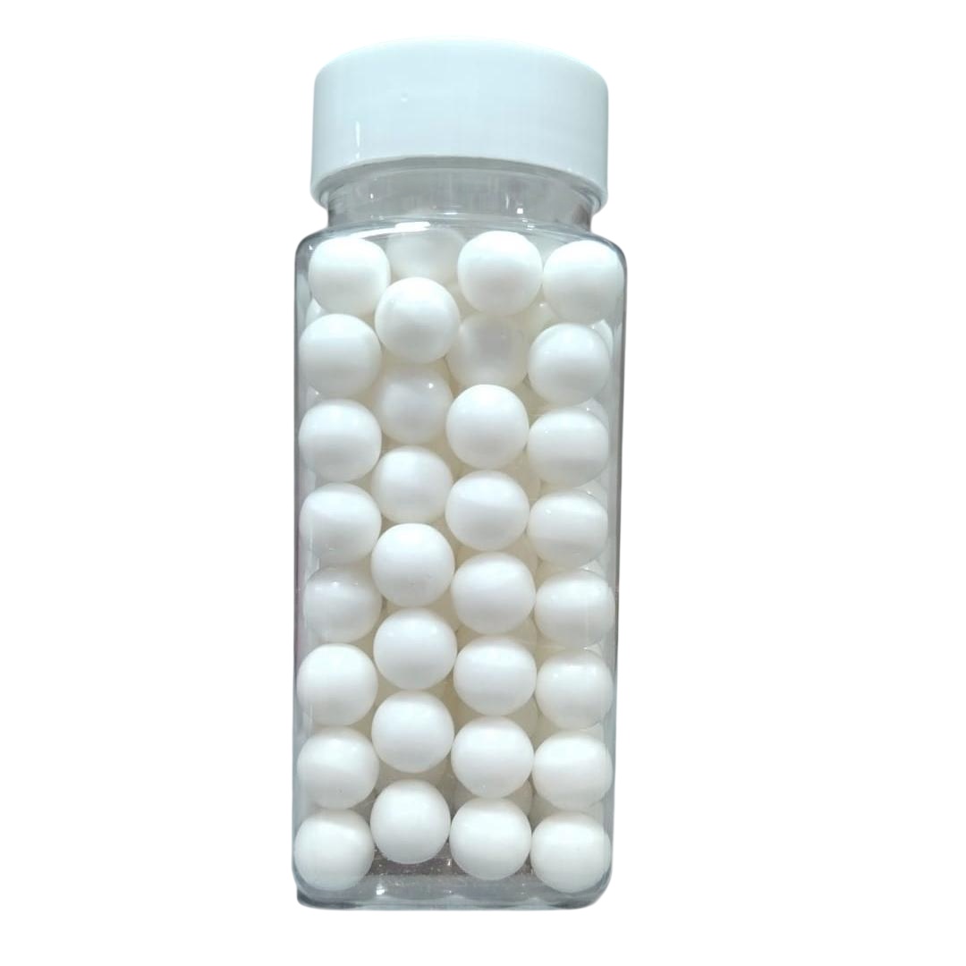 tomvalk.ro Perle 10 mm - Alb - 100g