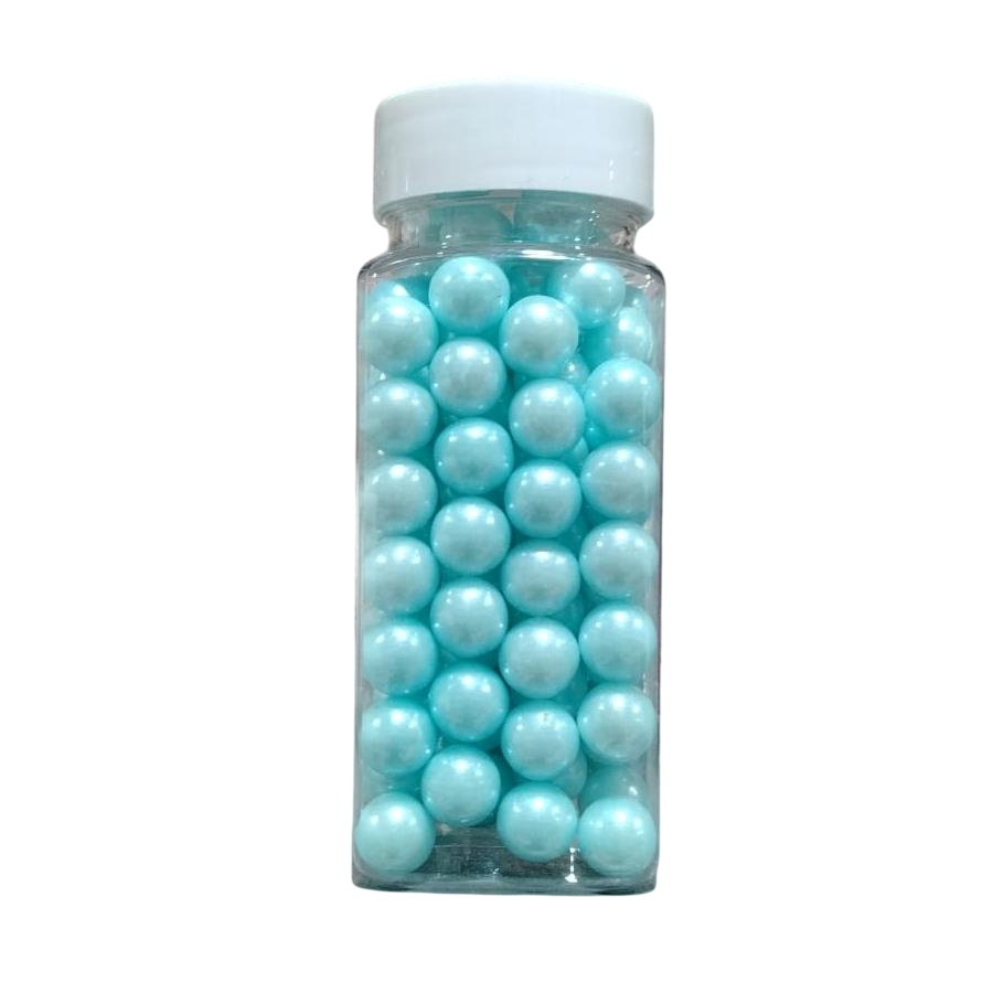 tomvalk.ro Perle 10 mm - Albastru deschis - 100gr