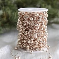 gresie 60/60 Șirag decorativ cu perle rosegold – 60 m