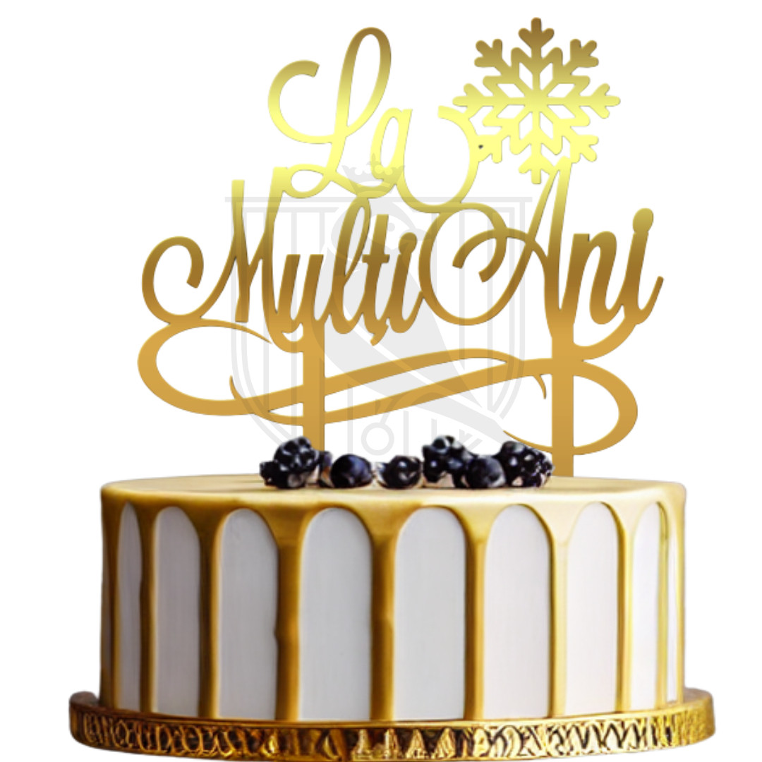 mesaj de la multi ani pentru nasa de cununie Topper pentru tort "La multi ani" SiS
