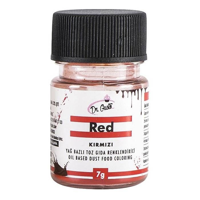 ciocolata pudra Colorant alimentar liposolubil - pudra - ROSU - Dr. Gusto 7gr