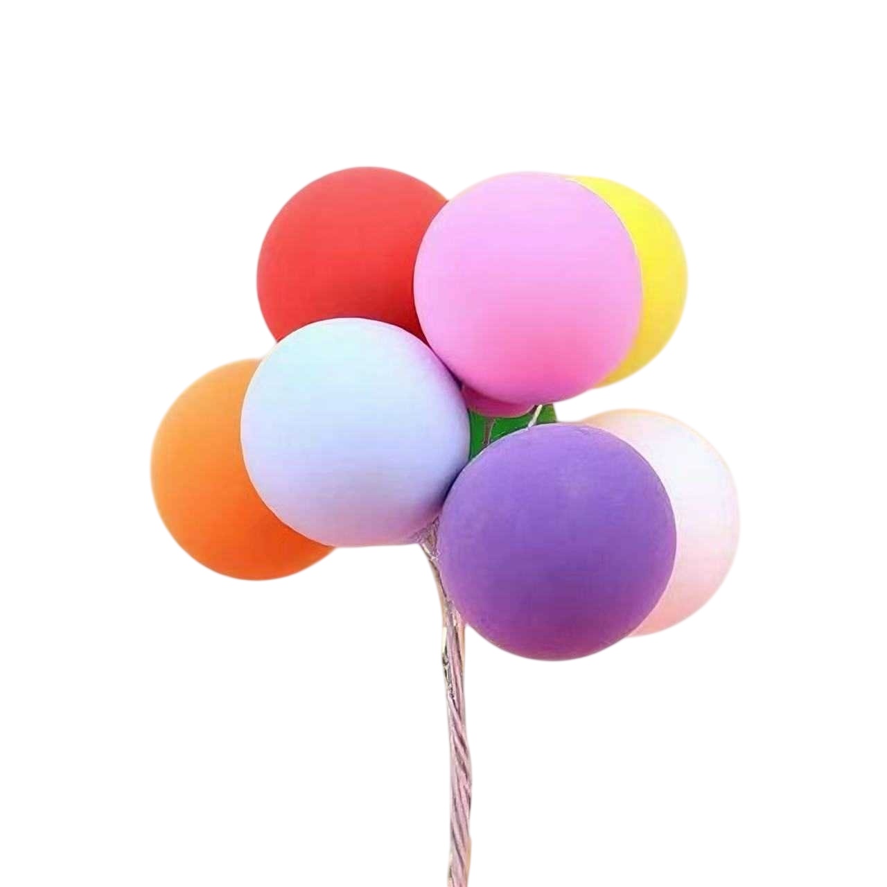 tort în formă de inimioară Decor Tort Buchet de Baloane – Multicolor - T090507