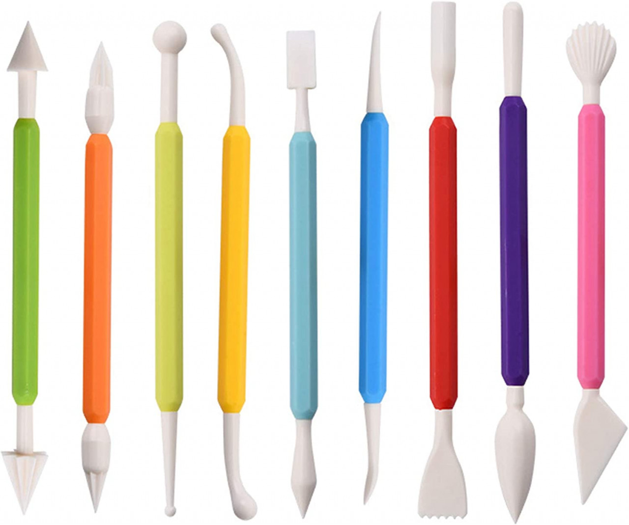 tomvalk.ro Set ustensile modelare martipan (9 buc) - T00606