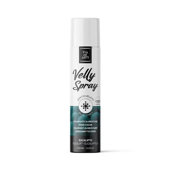 tomvalk.ro Colorant Spray -Verde eucalipt - Catifea/Velvet – 250 ml – Via delle Arti