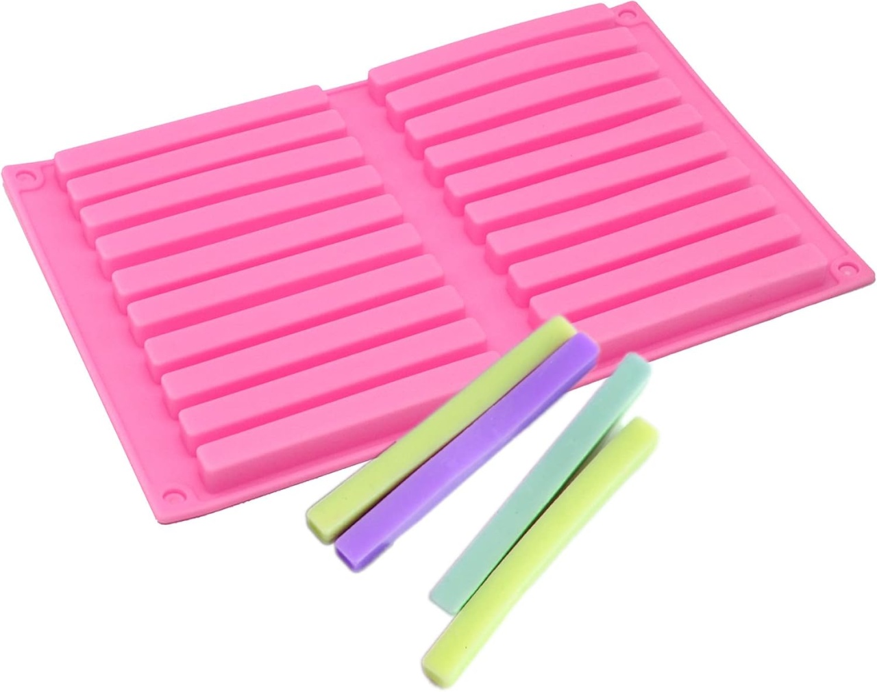 tomvalk.ro Formă din silicon pentru biscuiți, ciocolată și batoane – 20 cavități - T15008