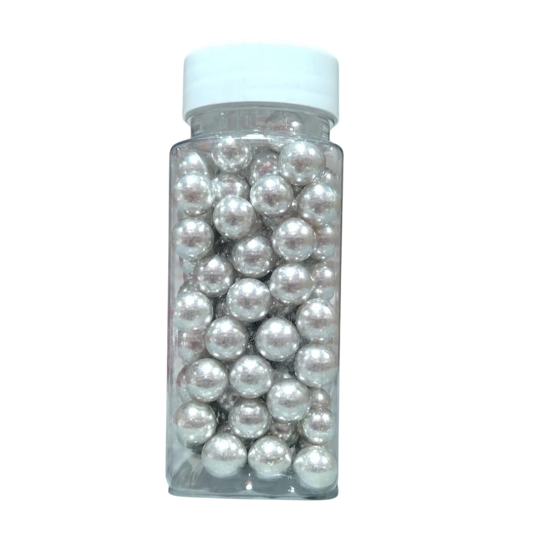 tomvalk.ro Perle 10 mm - Argintiu - 100g