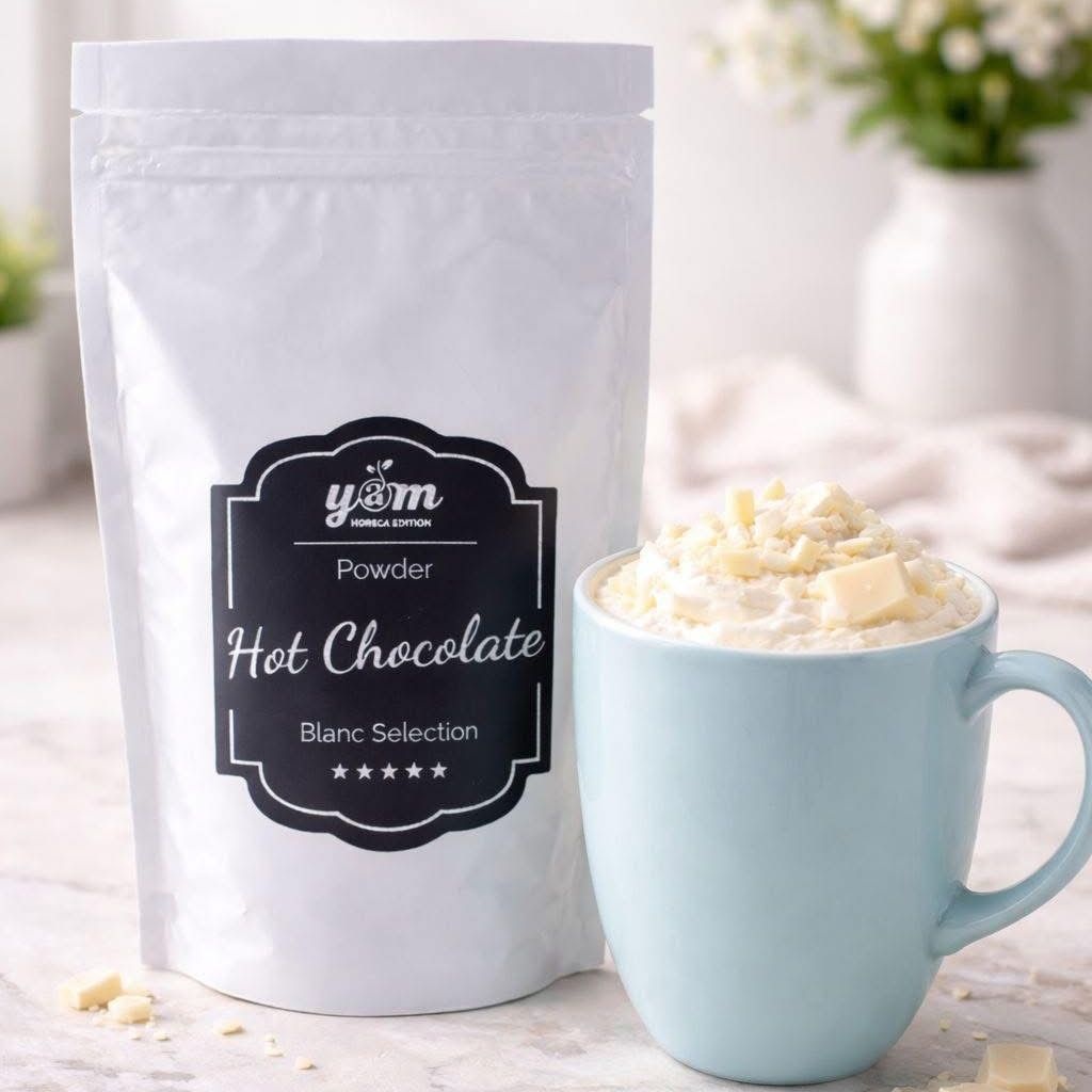 albă ca zăpada albă ca zăpada și cei șapte pitici Ciocolată Caldă Albă – Pudră Premium 500g - Yam