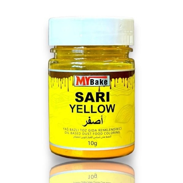 ciocolata pudra Colorant alimentar liposolubil - pudra - GALBEN - MyBake - 10 gr