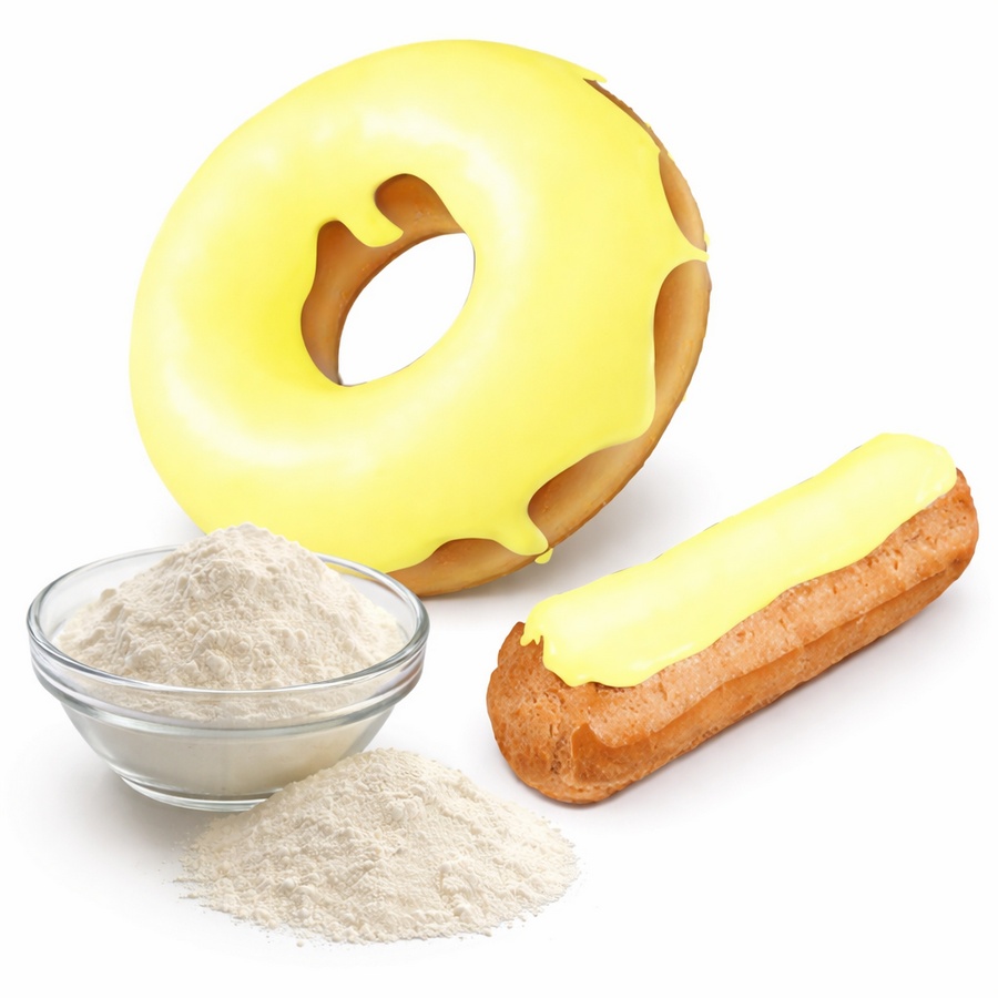 tomvalk.ro Mix pentru prepararea glazurii - Galben deschis - 1 kg, Dobryk
