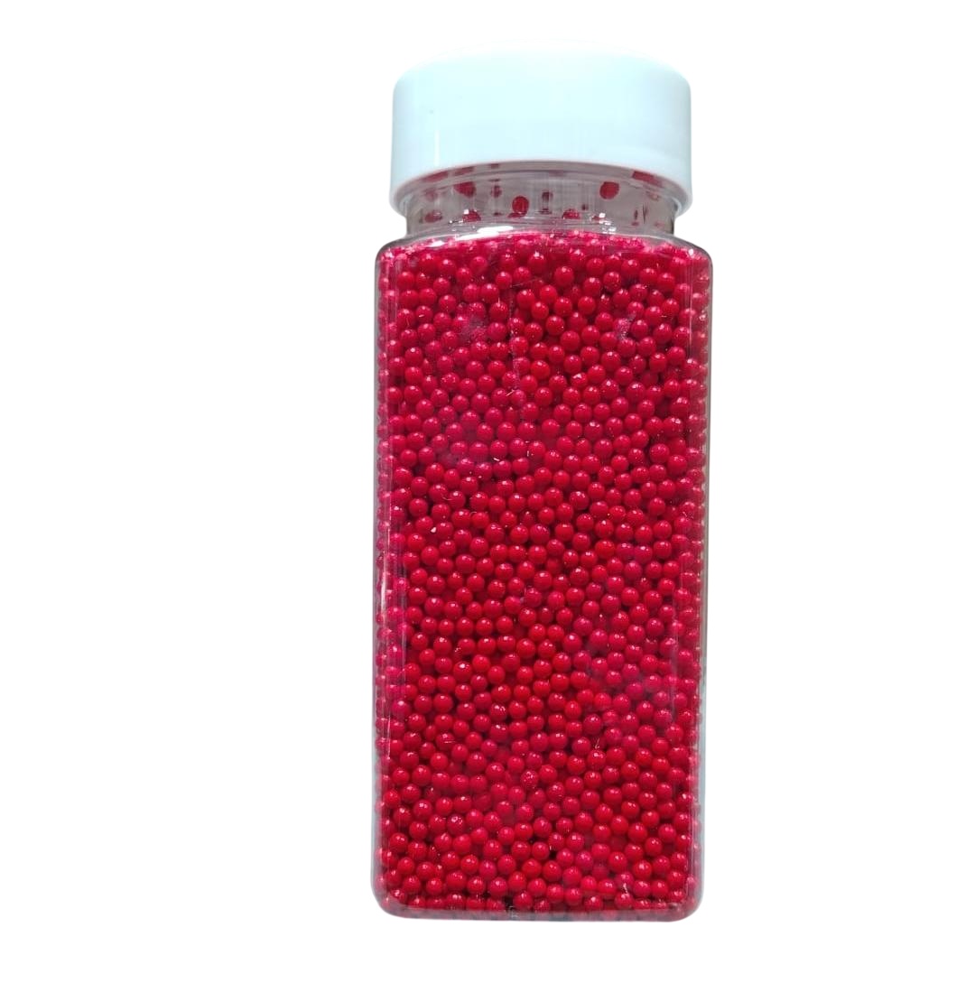 tomvalk.ro Perle 2 mm - Rosu 100 gr.