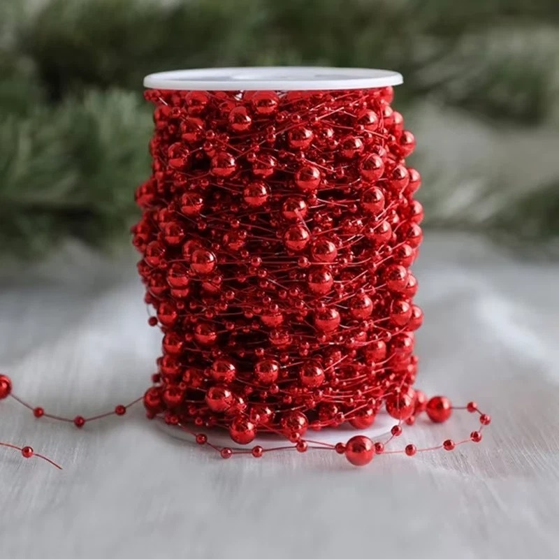 mașina electrică pentru suc de roșii Șirag decorativ cu perle roșii – 60 m