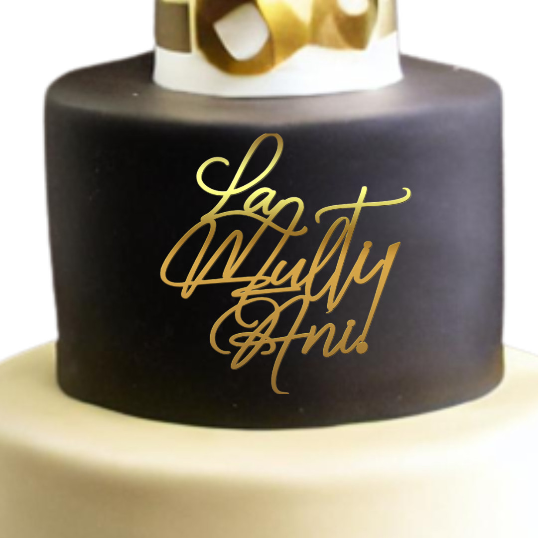 poze la multi ani zi de naștere Cake Topper "La Multi Ani" Bll